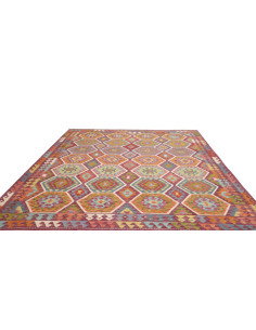 Rug Kilim Afghanistan 257x297 Burgundy Orange S 2