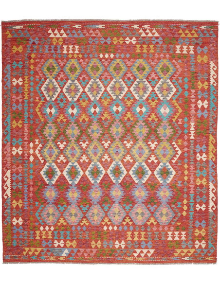 Rug Kilim Afghanistan 257x294 Terracotta Red Tu