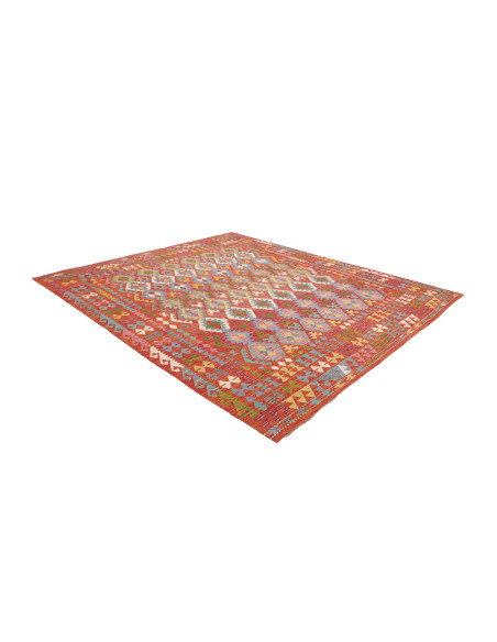 Tappeto Kilim Afghanistan 257x294 Rosso Terraco