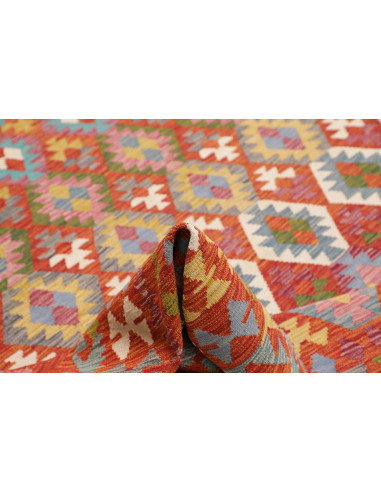 Rug Kilim Afghanistan 257x294 Terracotta Red Tu