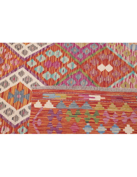 Tappeto Kilim Afghanistan 262x352 Arancio Terra