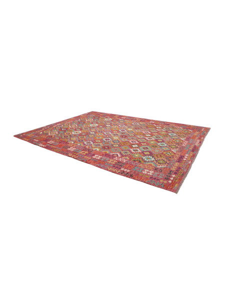 Tappeto Kilim Afghanistan 263x357 Terracotta Mu