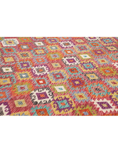 Tappeto Kilim Afghanistan 263x357 Terracotta Mu