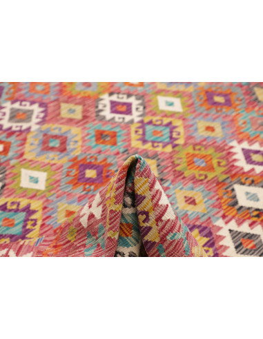 Tappeto Kilim Afghanistan 263x357 Terracotta Mu