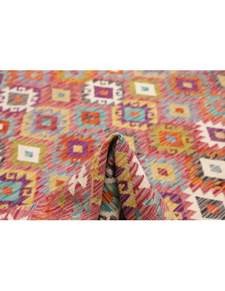 Tappeto Kilim Afghanistan 263x357 Terracotta Mu