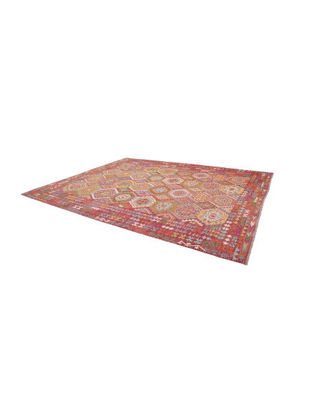 Tappeto Kilim Afghanistan 309x384 Magenta Turch