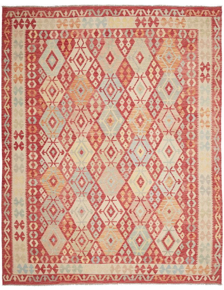 Rug Kilim Afghanistan 258x330 Terracotta Red Cr