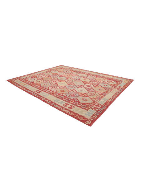 Tappeto Kilim Afghanistan 258x330 Rosso Terraco
