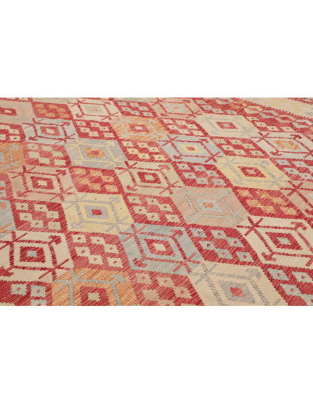 Tappeto Kilim Afghanistan 258x330 Rosso Terraco