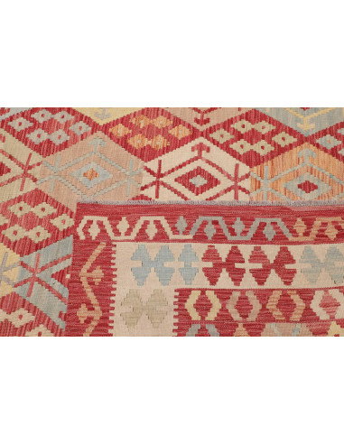 Tappeto Kilim Afghanistan 258x330 Rosso Terraco
