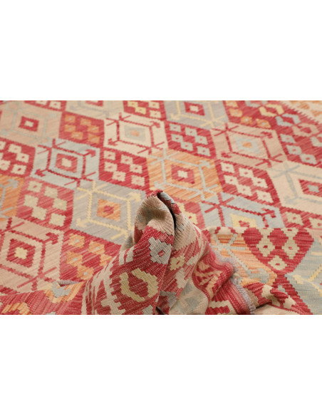 Tappeto Kilim Afghanistan 258x330 Rosso Terraco