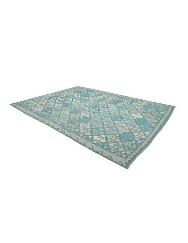 Rug Kilim Afghanistan 250x342 Turquoise Light B