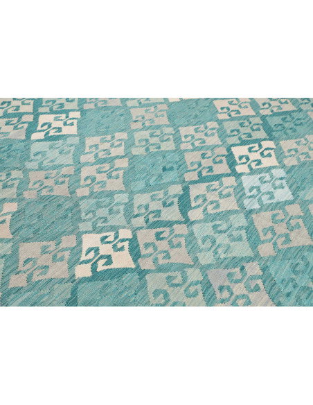 Tappeto Kilim Afghanistan 250x342 Turchese Azzu