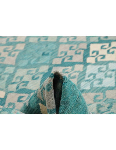 Tappeto Kilim Afghanistan 250x342 Turchese Azzu