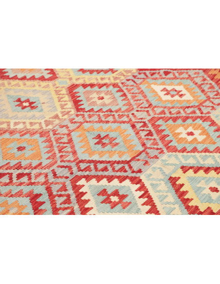 Rug Kilim Afghanistan 263x335 Terracotta Red Sk