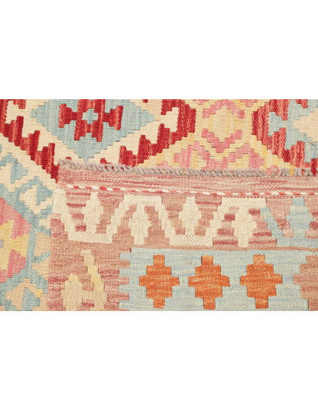 Tappeto Kilim Afghanistan 263x335 Rosso Terraco