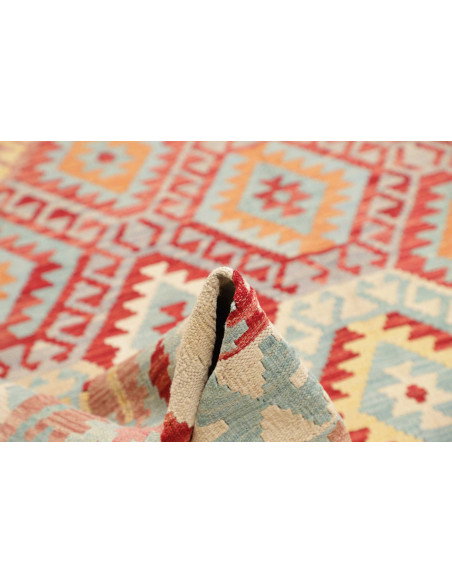 Tappeto Kilim Afghanistan 263x335 Rosso Terraco