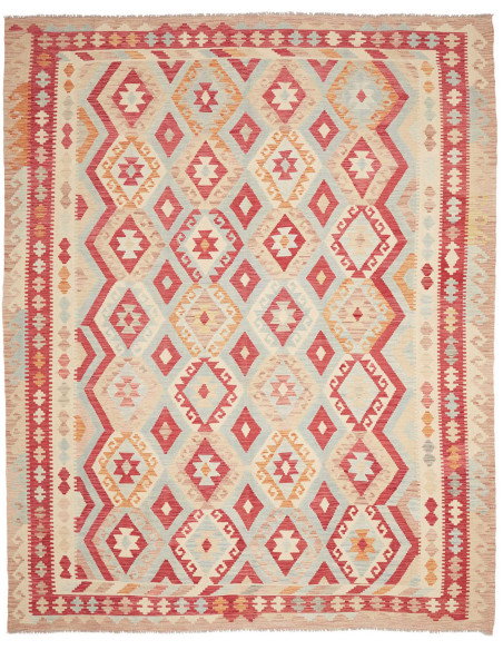 Tappeto Kilim Afghanistan 265x334 Crema Beige R