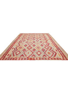 Tappeto Kilim Afghanistan 265x334 Crema Beige R 2