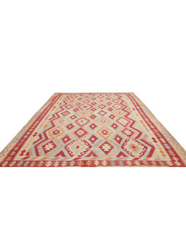 Tappeto Kilim Afghanistan 265x334 Crema Beige R