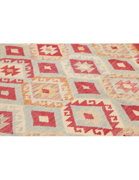 Rug Kilim Afghanistan 265x334 Cream Beige Red L