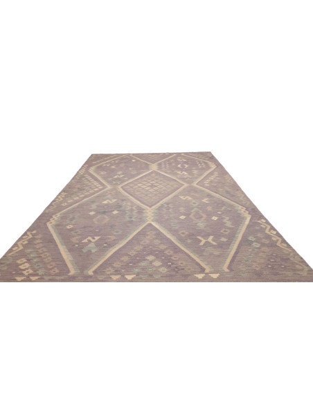 Tappeto Kilim Afghanistan 241x353 Viola Lavanda