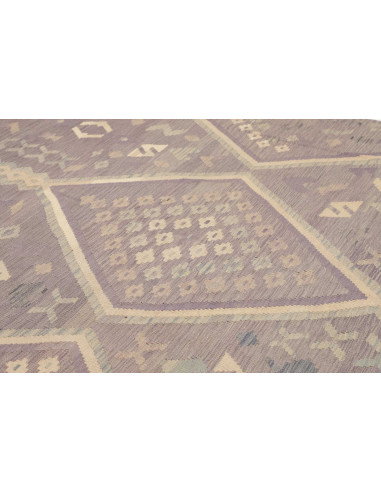 Tappeto Kilim Afghanistan 241x353 Viola Lavanda