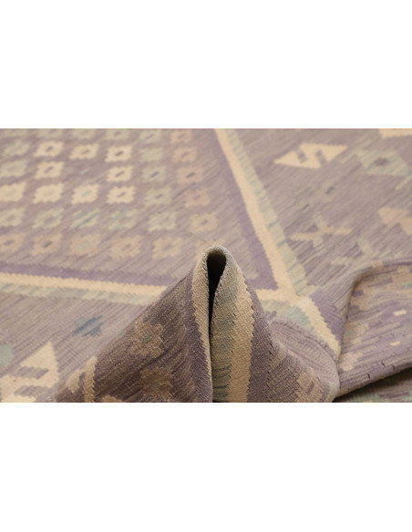 Tappeto Kilim Afghanistan 241x353 Viola Lavanda