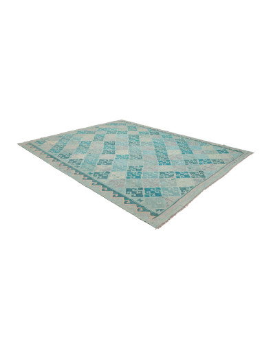 Tappeto Kilim Afghanistan 251x302 Blu Turchese