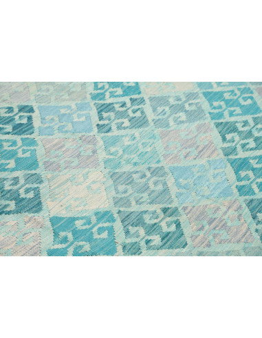 Rug Kilim Afghanistan 251x302 Turquoise Blue Sk