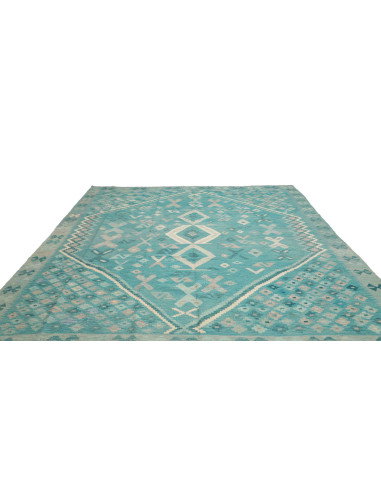 Rug Kilim Afghanistan 252x297 Turquoise Light G