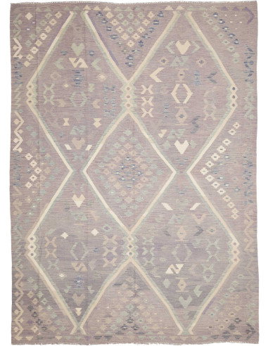 Rug Kilim Afghanistan 249x339 Grayish Lilac Lig