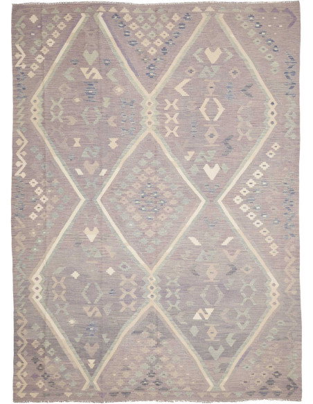 Tappeto Kilim Afghanistan 249x339 Lilla Grigias