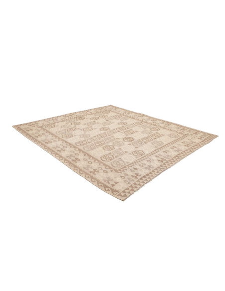 Rug Kilim Afghanistan 245x279 Cream Off White B