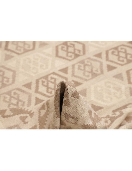 Tappeto Kilim Afghanistan 245x279 Crema Bianco