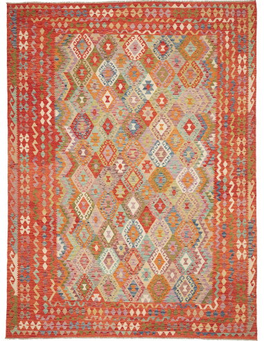 Tappeto Kilim Afghanistan 250x340 Arancione Ros