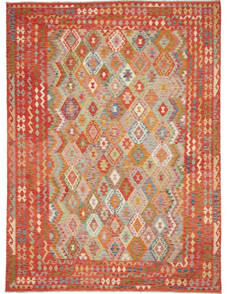 Tappeto Kilim Afghanistan 250x340 Arancione Ros