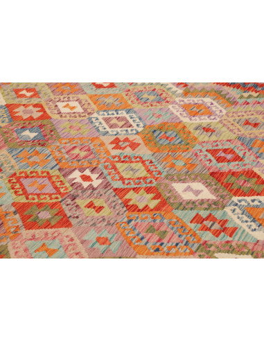 Tappeto Kilim Afghanistan 250x340 Arancione Ros