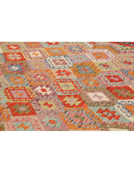 Tappeto Kilim Afghanistan 250x340 Arancione Ros