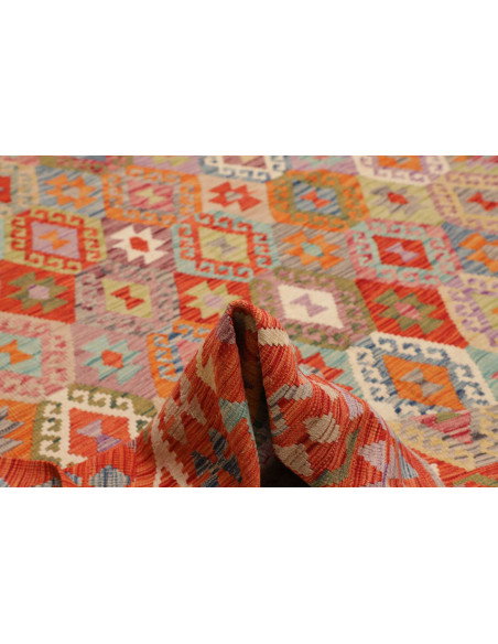 Tappeto Kilim Afghanistan 250x340 Arancione Ros