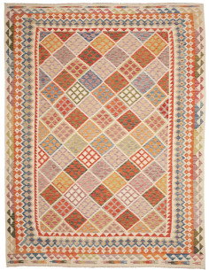 Tappeto Kilim Afghanistan 263x353 Multicolor Cr