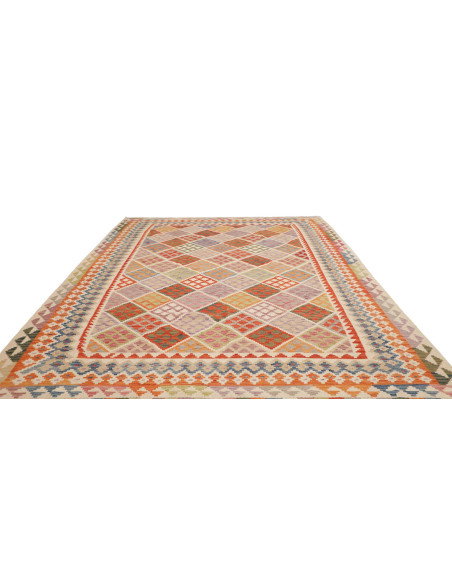 Tappeto Kilim Afghanistan 263x353 Multicolor Cr