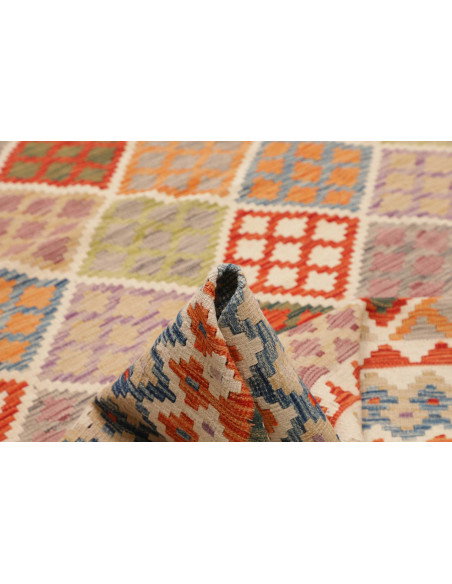 Tappeto Kilim Afghanistan 263x353 Multicolor Cr