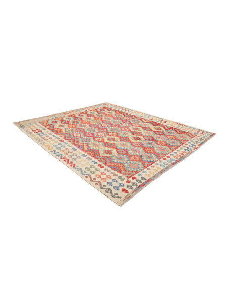 Tappeto Kilim Afghanistan 255x288 Rosso Arancio
