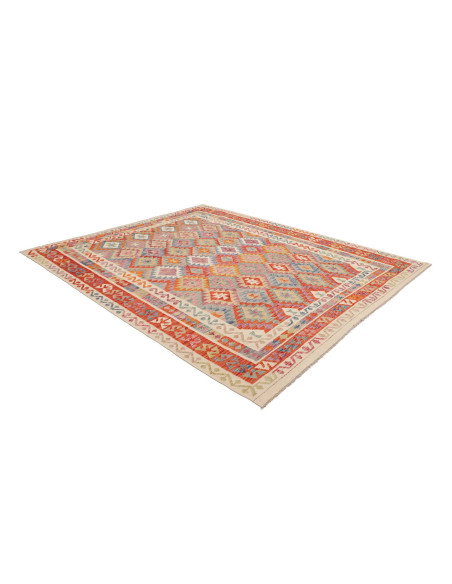 Tappeto Kilim Afghanistan 244x290 Rosso Arancio