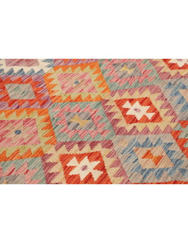 Rug Kilim Afghanistan 244x290 Red Orange Blue P