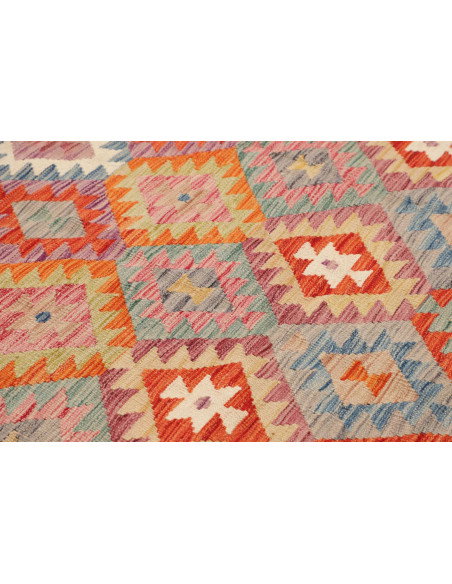 Rug Kilim Afghanistan 244x290 Red Orange Blue P