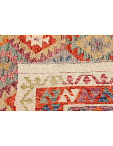 Tappeto Kilim Afghanistan 244x290 Rosso Arancio