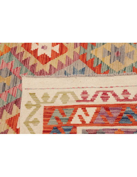 Tappeto Kilim Afghanistan 244x290 Rosso Arancio