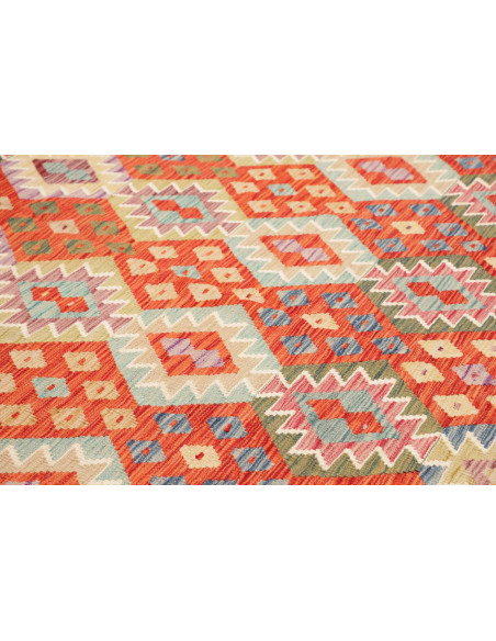 Rug Kilim Afghanistan 253x293 Red Orange Beige